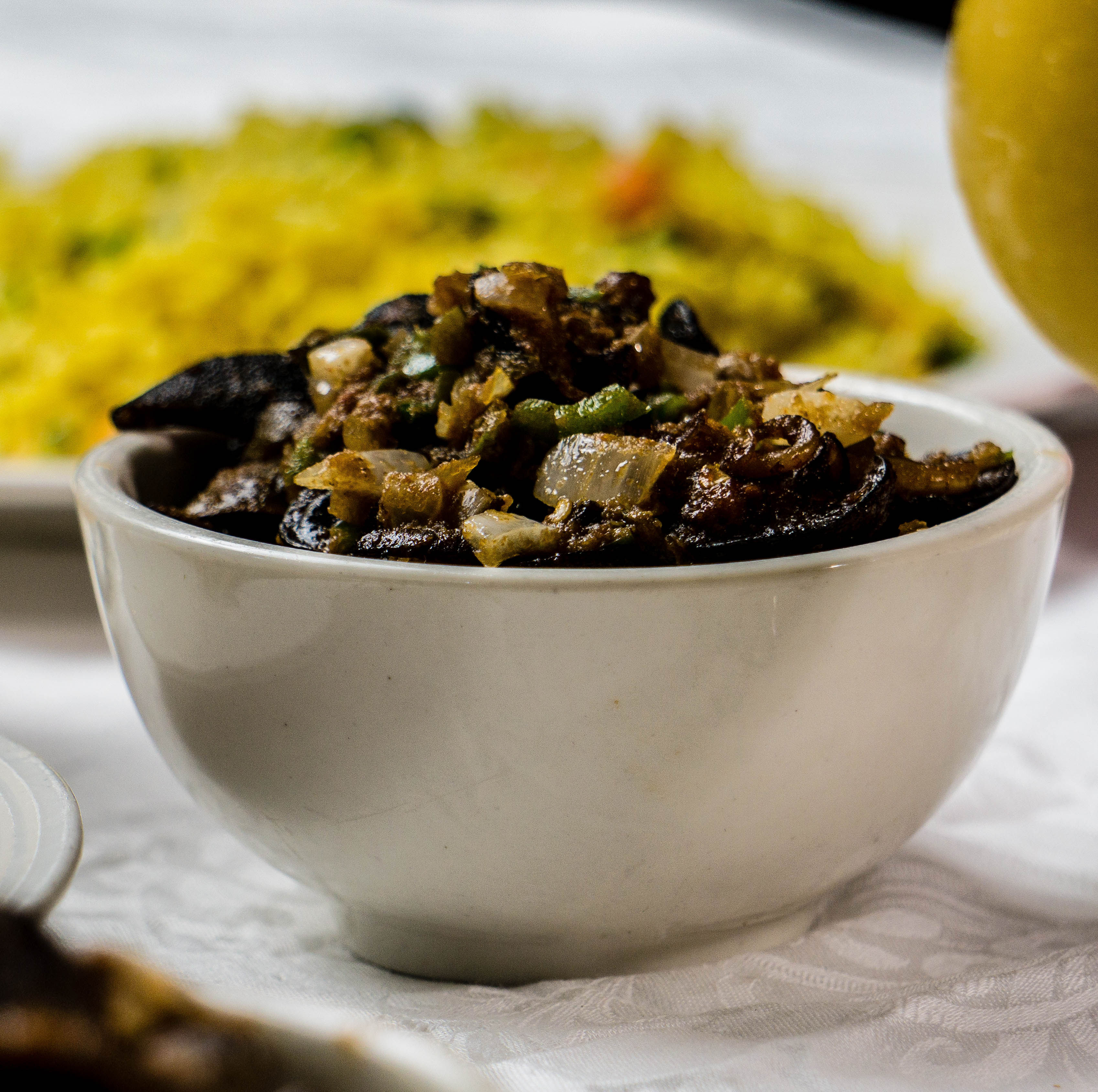 Plated food